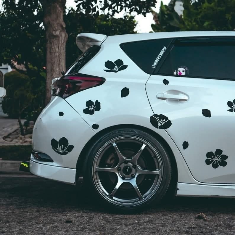 40 pieces Cherry Blossom Livery Custom Livery Car Stickers Car Decals Car Livery