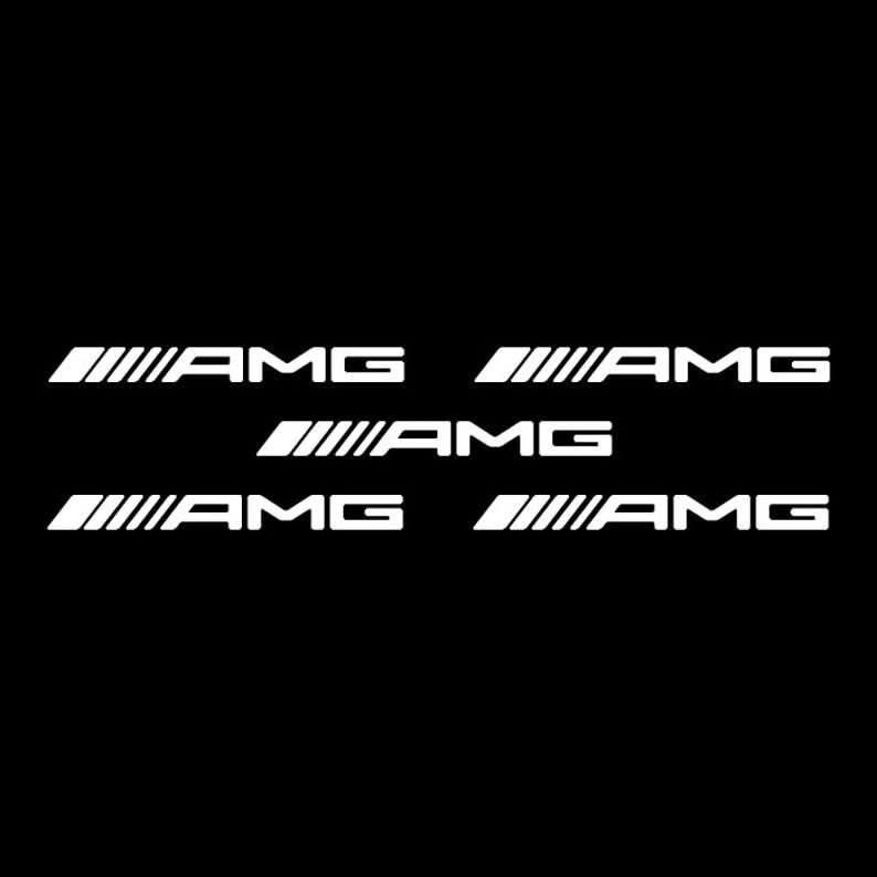 5 AMG Mercedes stickers