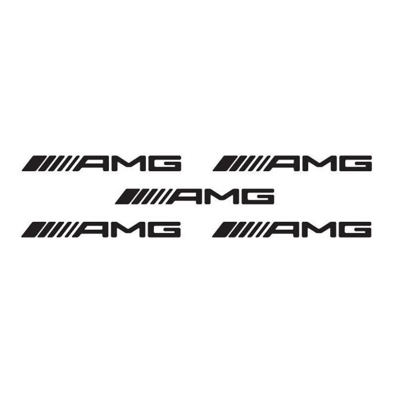 5 AMG Mercedes stickers