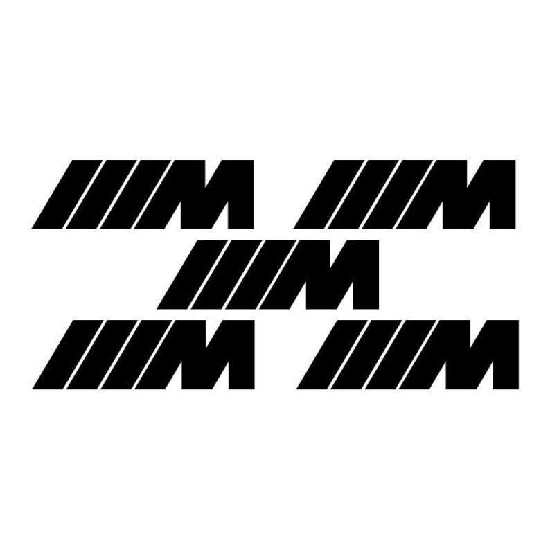 5 BMW M stickers