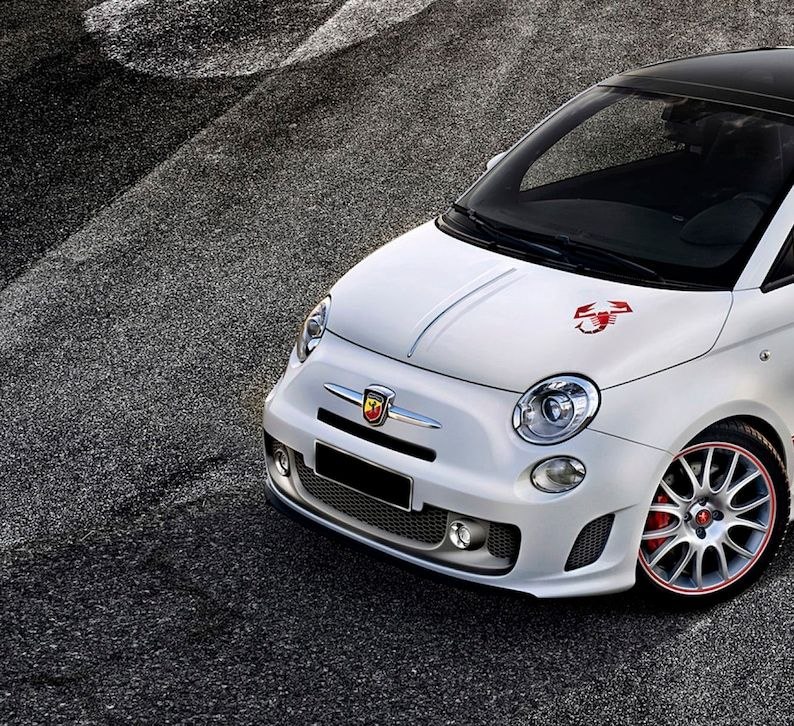Abarth Scorpion Sticker pour capot de voiture LOGO GRAPHIQUE pour capot