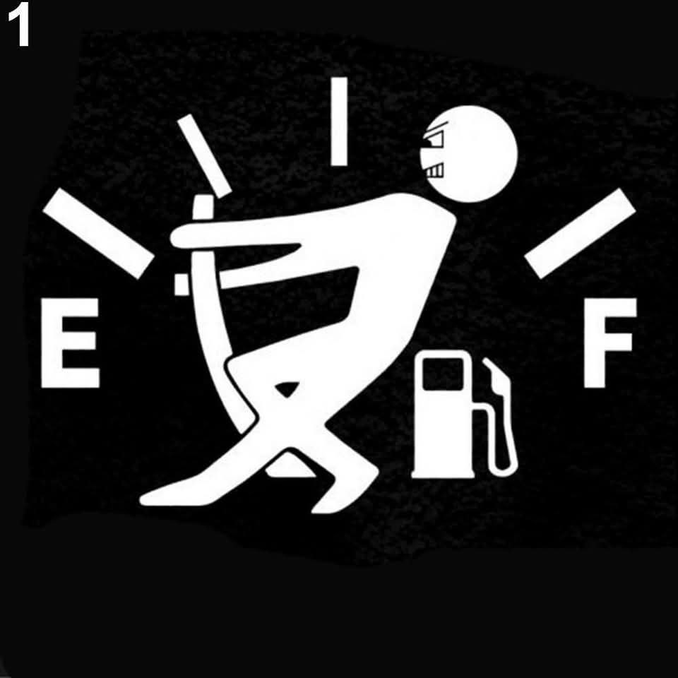 Autocollant de jauge à essence vide et pleine