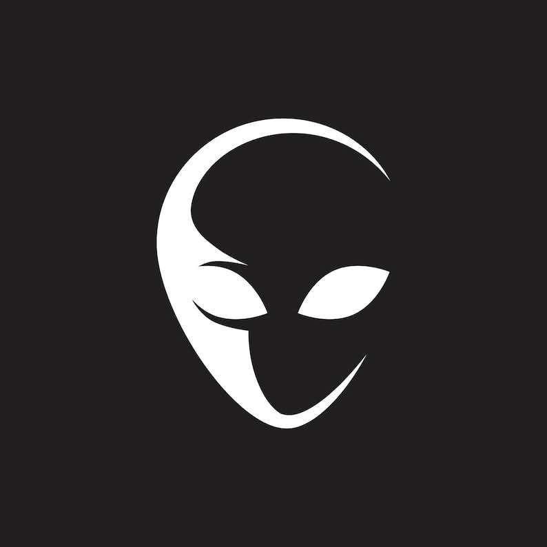 Autocollant Tête d'Alien, Autocollant Alien, Sticker Alien, Autocollant Voiture Extraterrestre, Autocollant Ordinateur Alien, Cadeau pour Amateur d'Aliens, Alien Zone 51