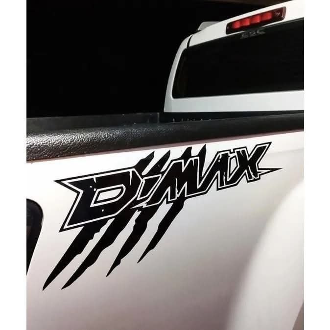 Autocollants Tigre scratch pour carrosserie de camion D Max DMX, autocollants de couverture en vinyle personnalisés