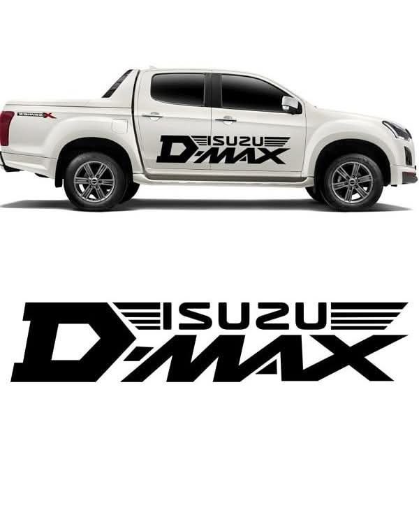 Convient aux décalcomanies de hayon Isuzu Dmax pour tous les graphiques en couleur perso