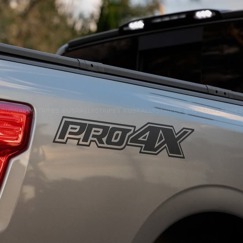 Ensemble de décalcomanies découpées Pro-4X pour Nissan Frontier