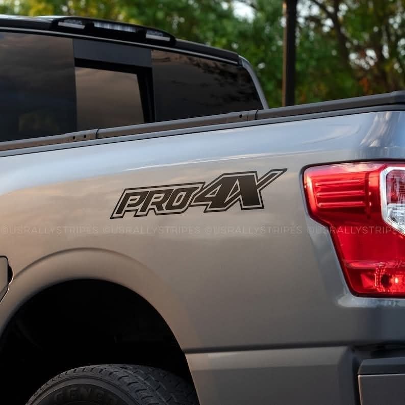 Ensemble de décalcomanies découpées Pro-4X pour Nissan Frontier