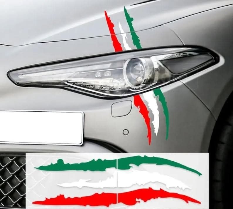 Italian Stripes Stickers Vinyl Graphics decals