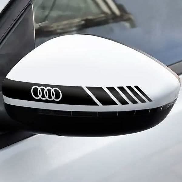Kit 2X D'autocollants Auto accessoires voiture rétroviseur autocollants