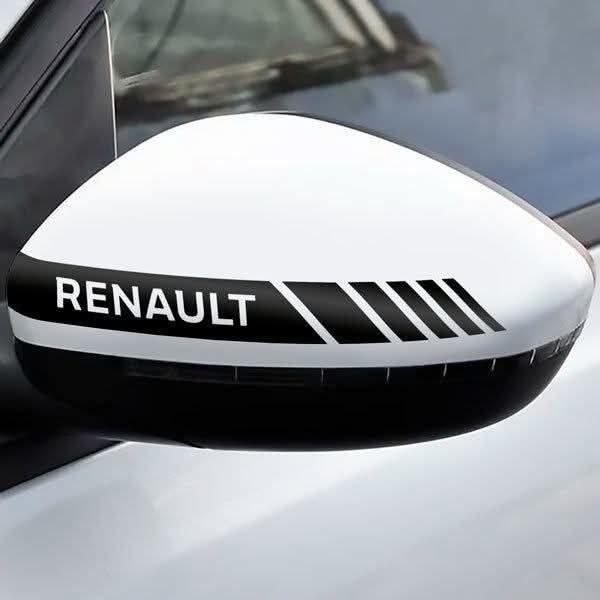 Kit 2X D'autocollants Auto accessoires voiture rétroviseur autocollants