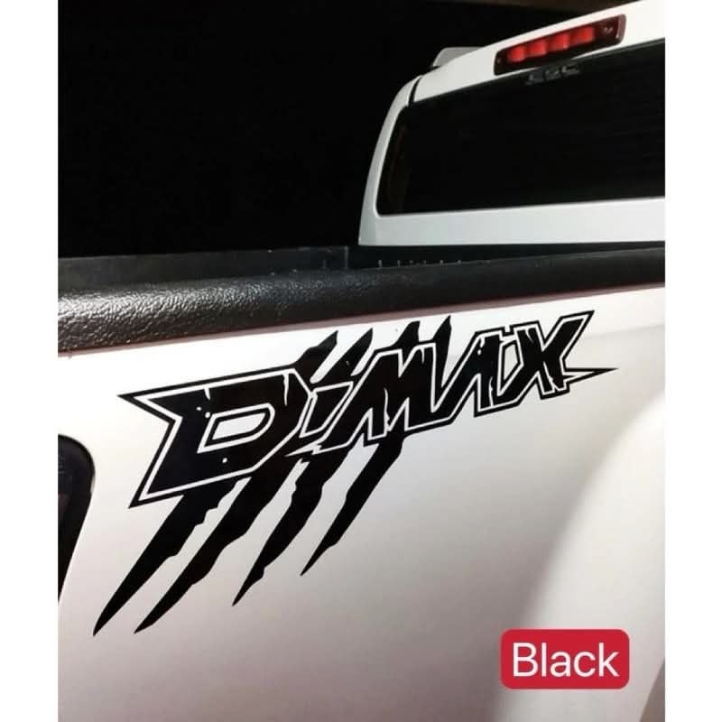 Lot de 4 Autocollants latéraux « Rôle de M. Stripes » en vinyle pour camion 4x4 , pour D-MAX Beast Pickup 4x4. D-Max Tigre scratch