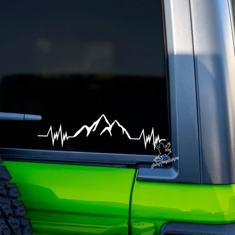 Montagne vinyle décalé off road