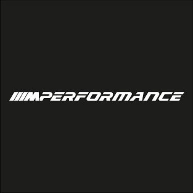 Set of 2 MPerformance BMW stickers 25cm