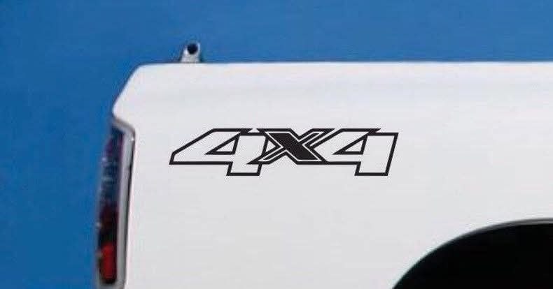 Sticker camion 4x4 Autocollant pour véhicule 4x4 Décalcomanie en vinyle pour camion 4x4 Sticker pour camion véhicule 4x4 Décalcomanie en vinyle 4 x 4