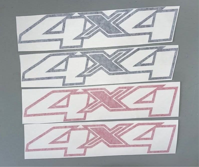 Sticker camion 4x4 Autocollant pour véhicule 4x4 Décalcomanie en vinyle pour camion 4x4 Sticker pour camion véhicule 4x4 Décalcomanie en vinyle 4 x 4
