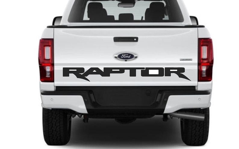 Sticker hayon Ford Raptor graphismes de camion étanches