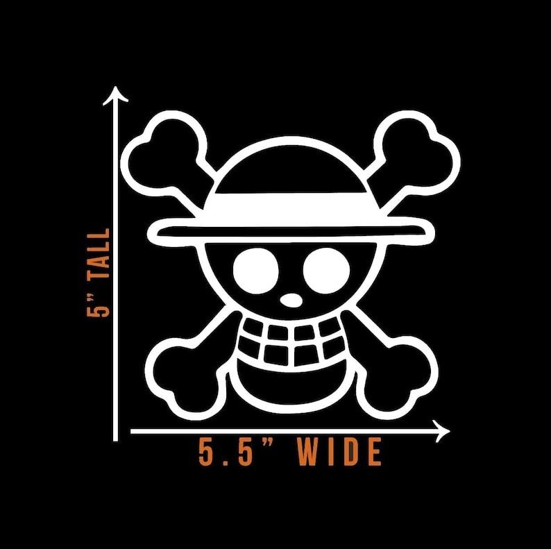 Sticker pour vitres de voiture Anime Hat, vinyle