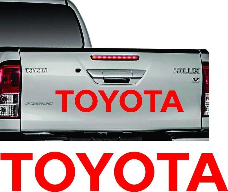 Sticker Toyota Hilux Hayon pour porte arrière pick-up D4D mk3 kit 2.5 Diesel