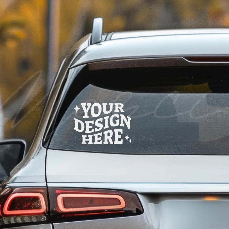 Sticker voiture personnalisévotre logo, texte, code QR ou oeuvre d'art autocollantlettrage en vinyle personnalisécamion, camionnette, SUV, fenêtre, porte personnalisable