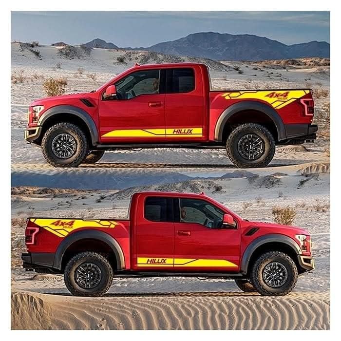 TOYOTA HILUX 4x4 - Kit Complet - Tuning Sticker Autocollant Graphic Decals